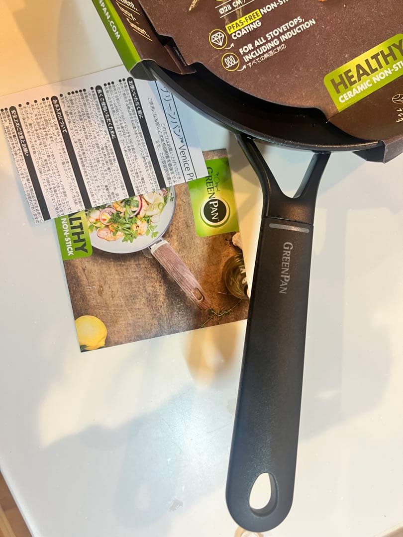 グリーンパン　28cm スマートシェイプ　GREEN PAN セラミック