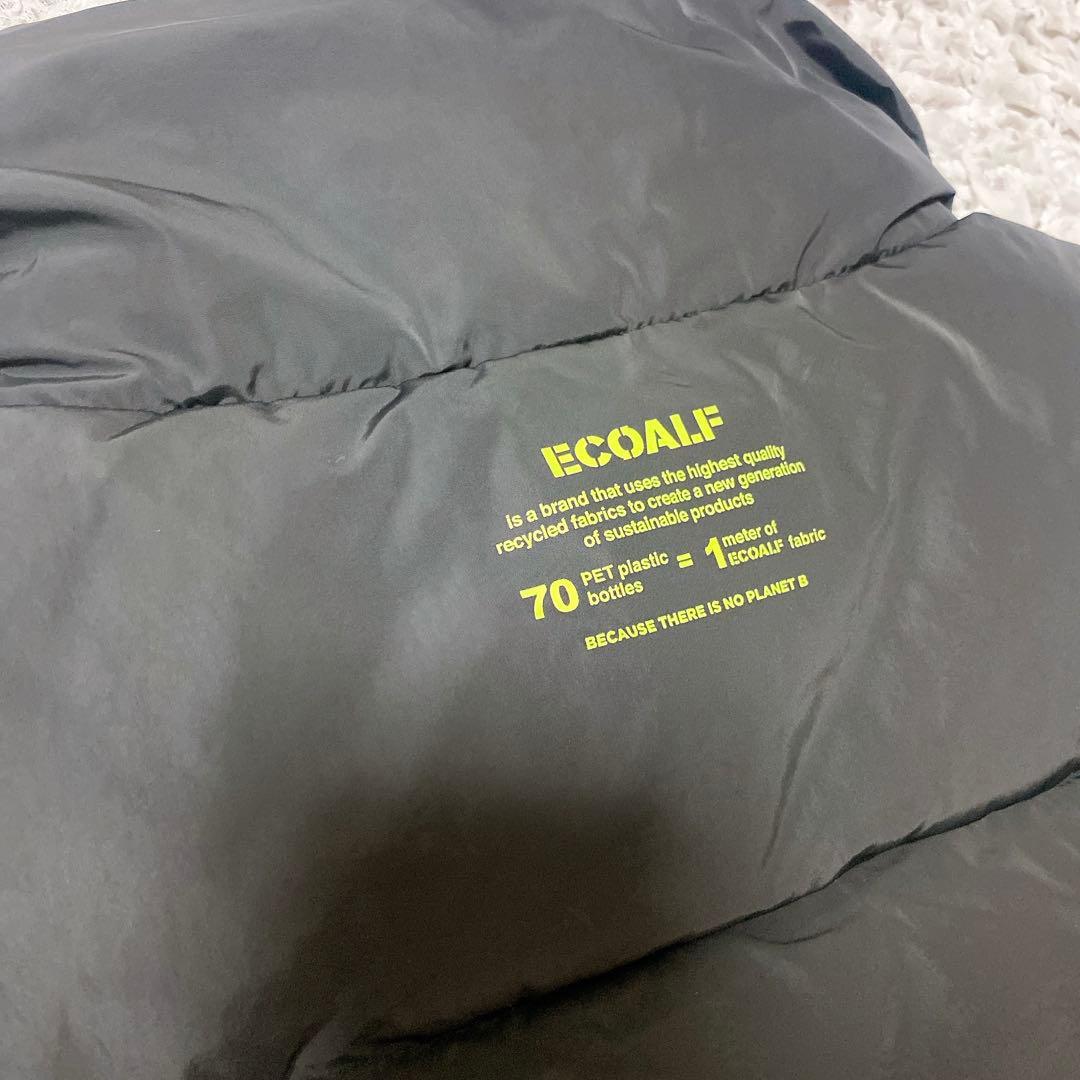 ECOALF エコアルフ✩.*ゴルフ 黒 防寒 中綿ベスト Mサイズ