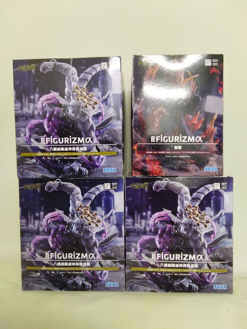 呪術廻戦FIGURIZMα“八握剣異戒神将魔虚羅フィギュア他4点セット