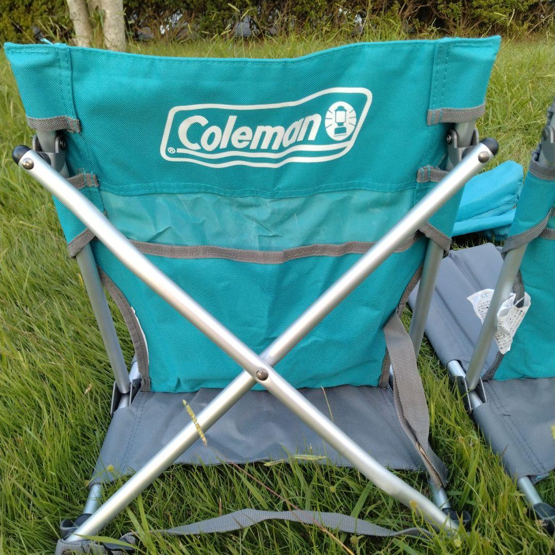 夏休み！コールマン Coleman コンパクトグランドチェア　スカイ　2個セット