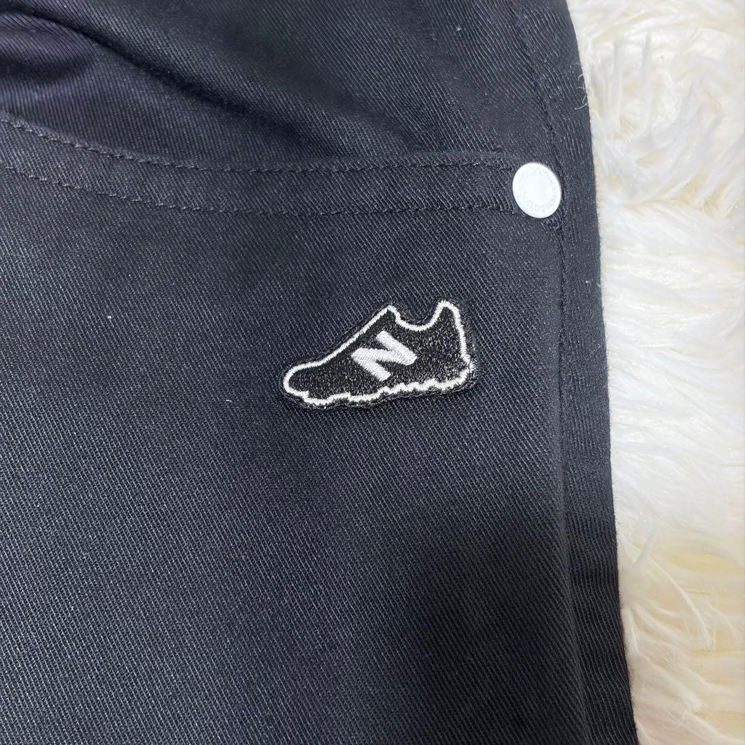 美品☆ニューバランス ゴルフ ストレッチ パンツ　M　NBG　シューズロゴ　人気