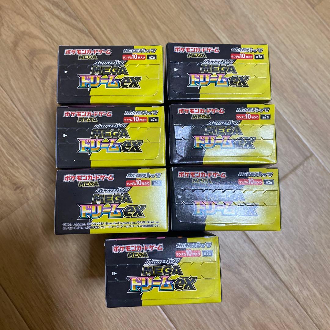 ポケモン MEGAドリームex 7BOX