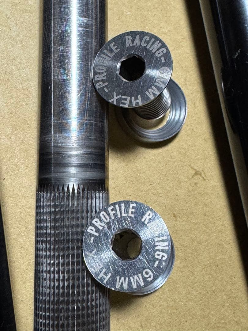 BMX クランクPROFILE RACING 165 TITANIUM GDH