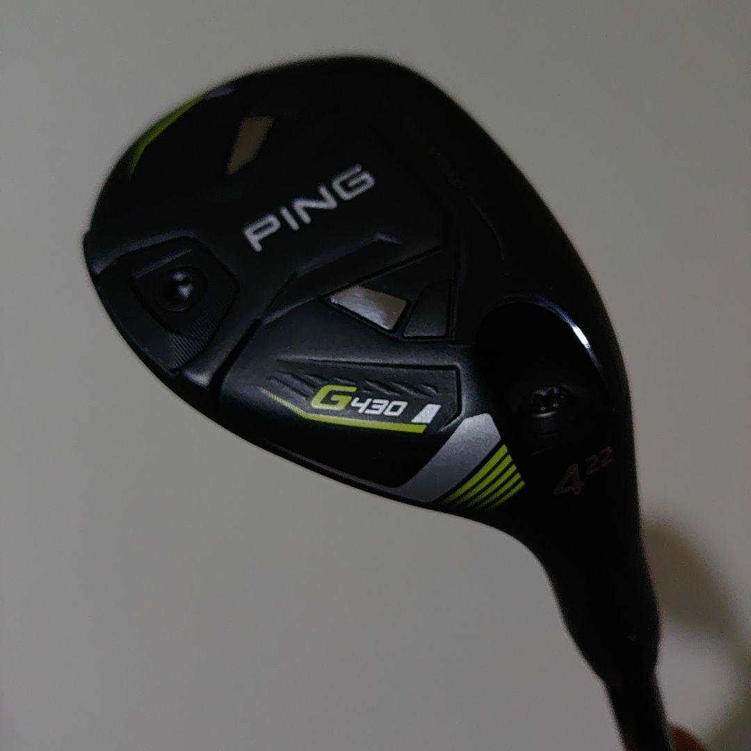 PING G430 4番ユーティリティ 22度　ALTAJCB フレックスSR