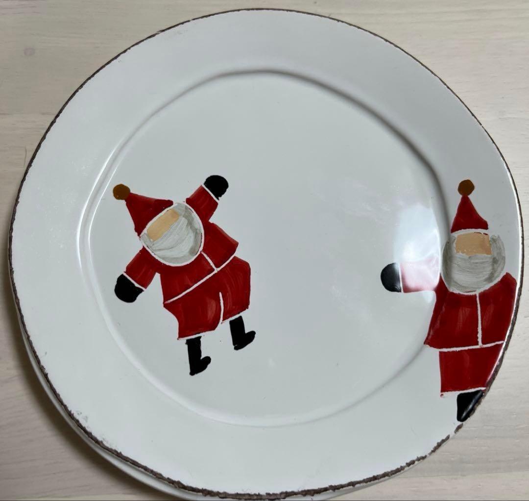 ヴィルジニアカーサ　クリスマス　 サンタプレート