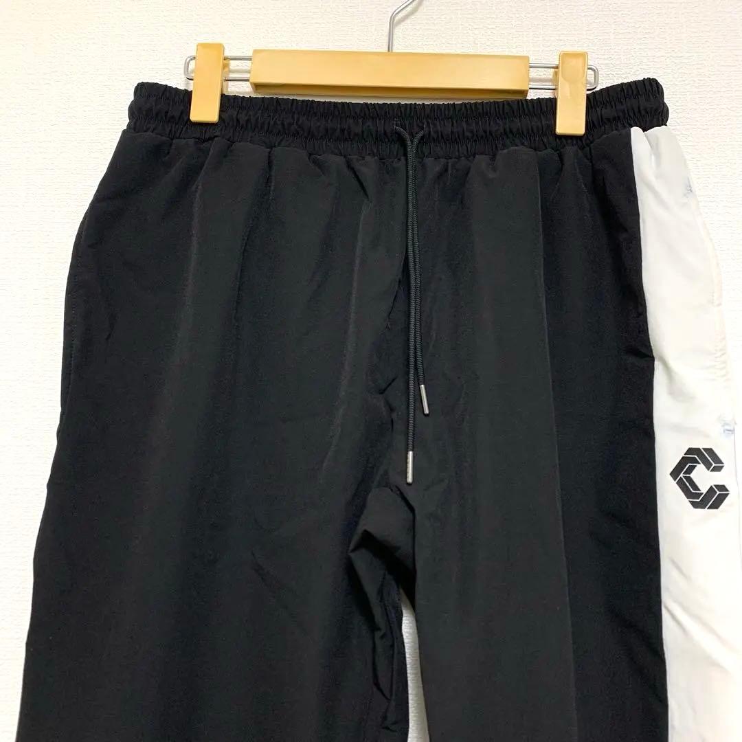 CRONOS★ジャージ パンツ XL 白 黒　CR-SP-0104
