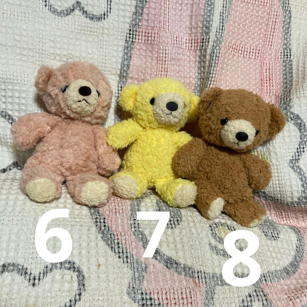 童心　ぬいぐるみ　10コセット　バラ売り不可　中古品