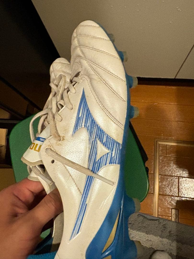 Mizuno Morelia Neo ホワイト/ブルー スパイク