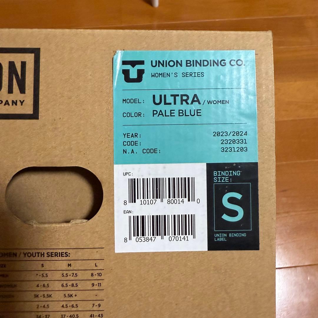 UNION ULTRA レディース スノーボード ビンディング S