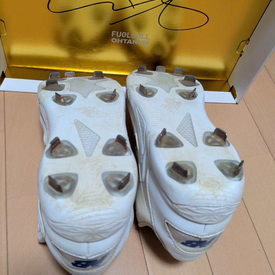 new balance S01 スパイク ホワイト/ブルー