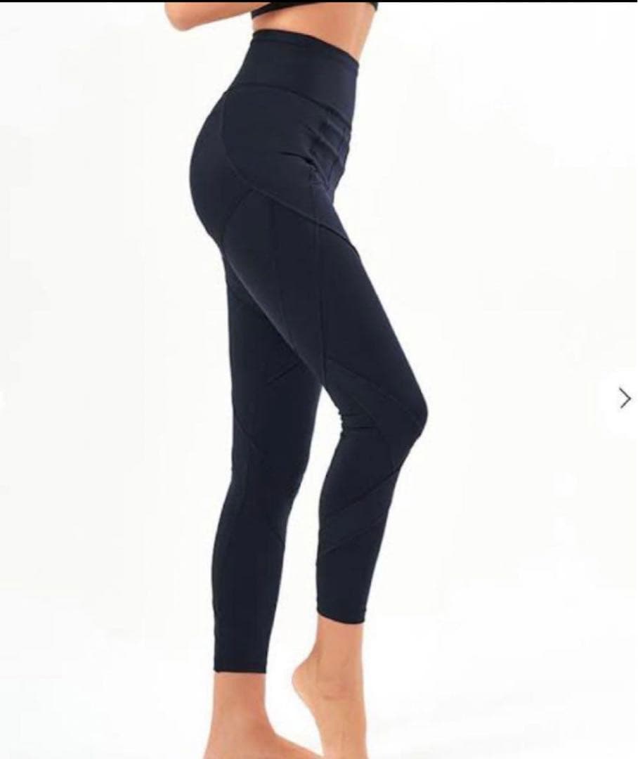 LAVA PERFECT FORM LEGGINGS M ブラック ヨガパンツ