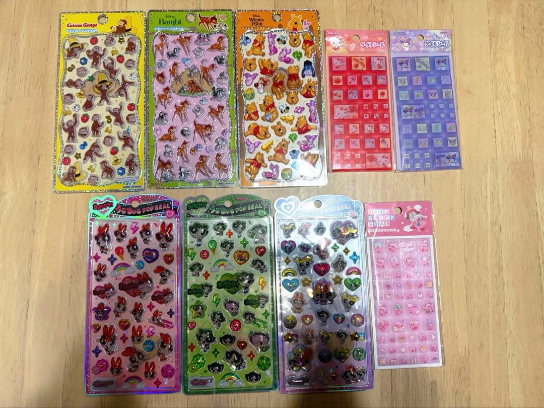 【正規品】タイルシール、プチドロップステッカー、うるちゅるPOPシール