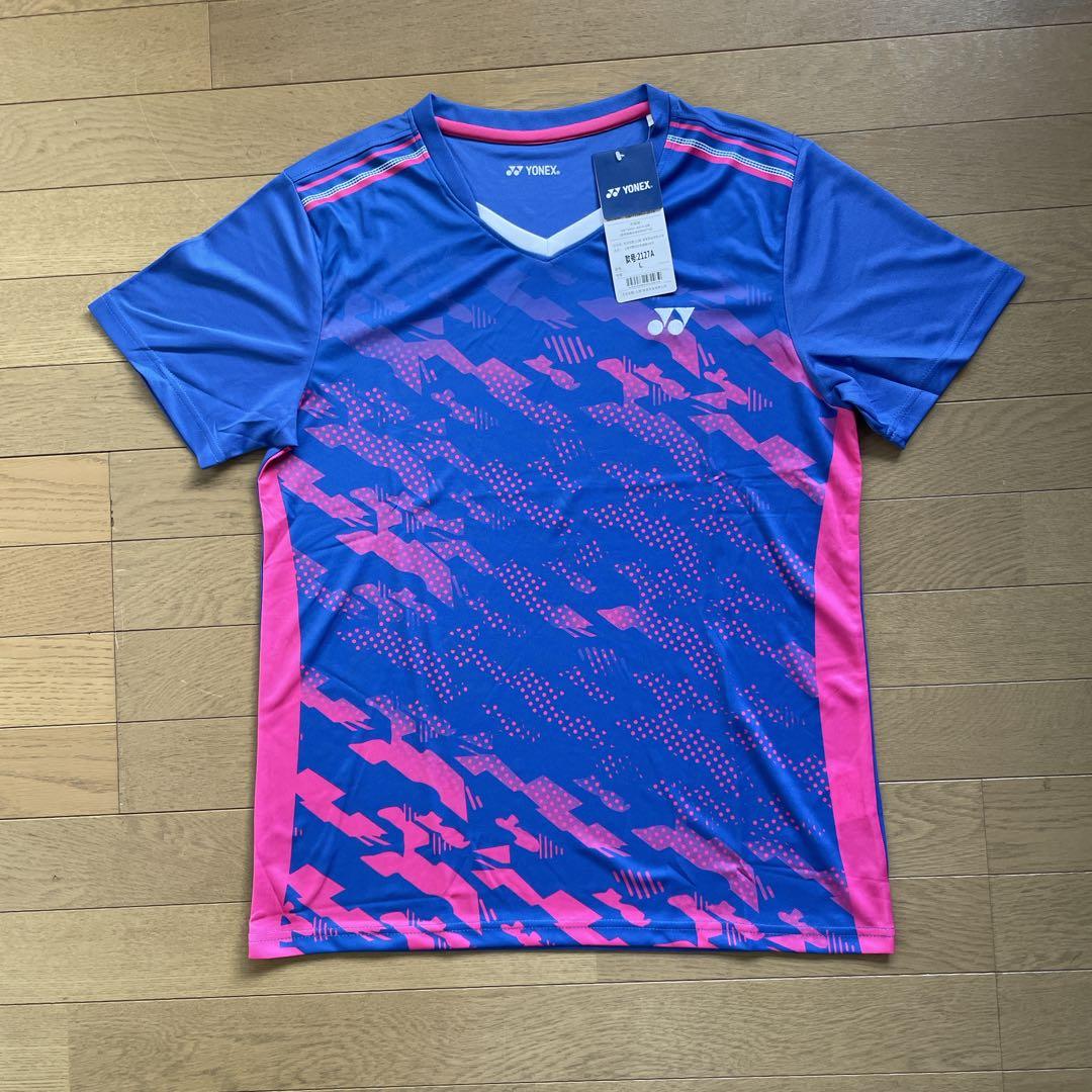ヨネックス　YONEX テニス＆バドミントン　ゲームウェア　新品　Lブルー