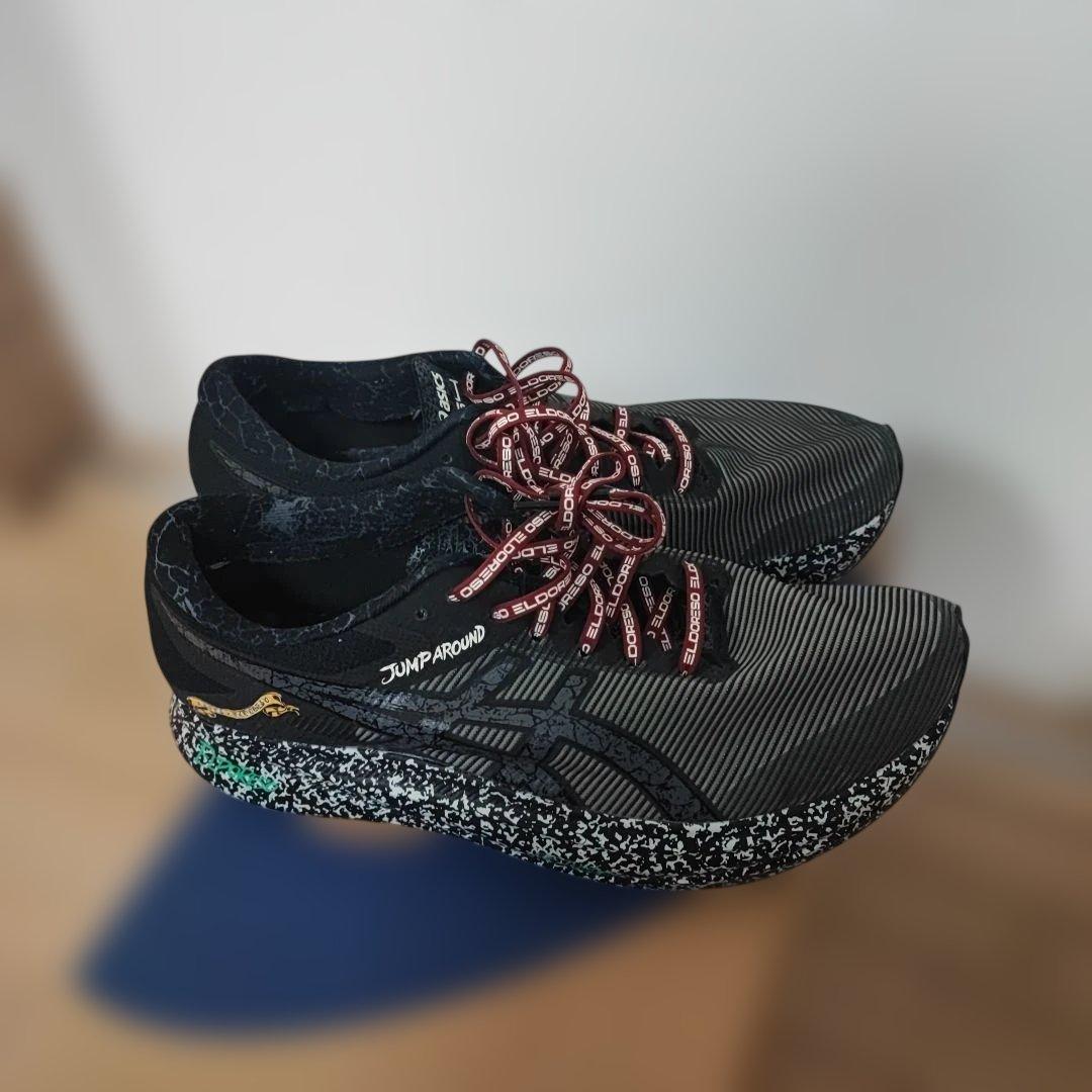 エルドレッソ　アシックス　メンズ27.5 BLK×CARRIER GREY S4