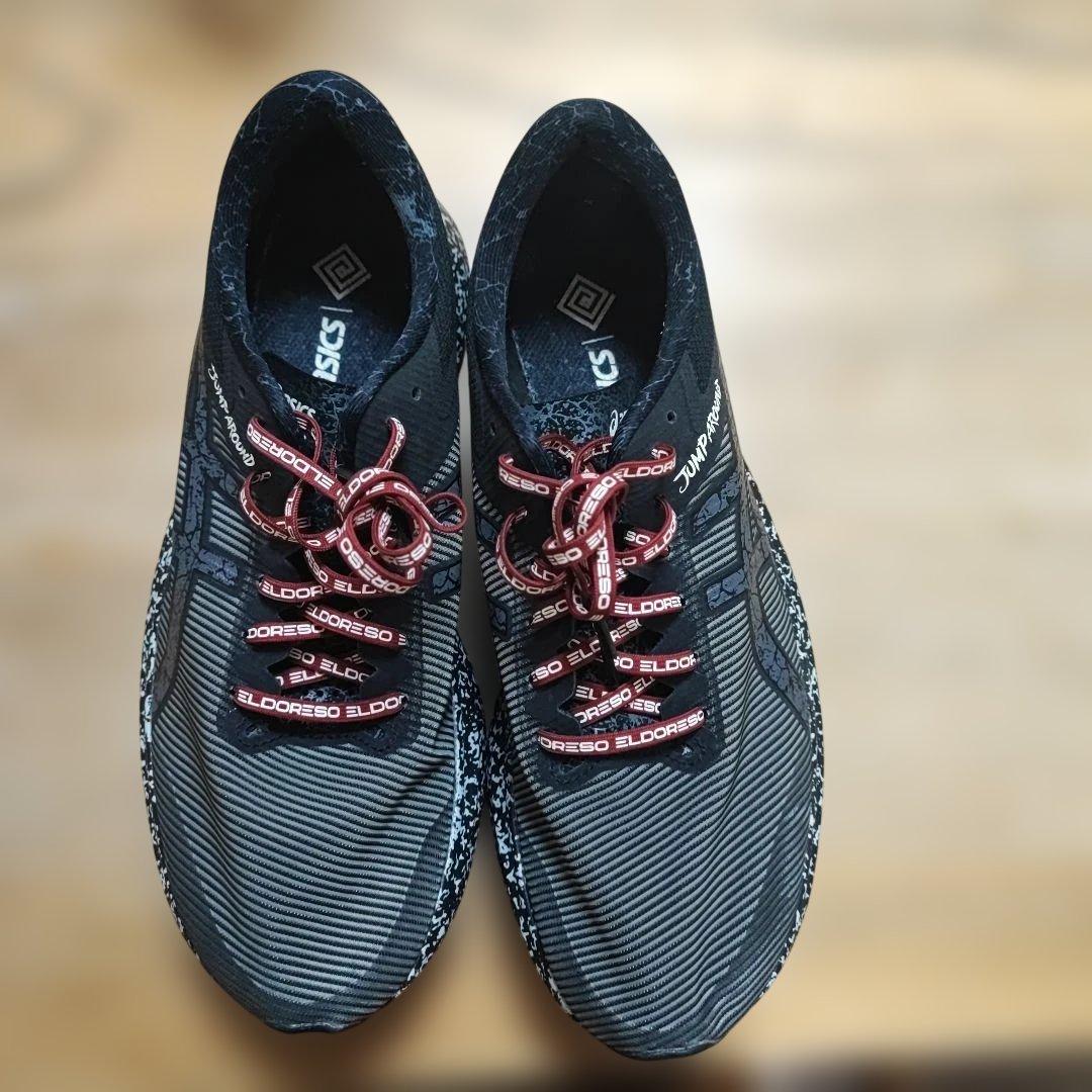 エルドレッソ　アシックス　メンズ27.5 BLK×CARRIER GREY S4