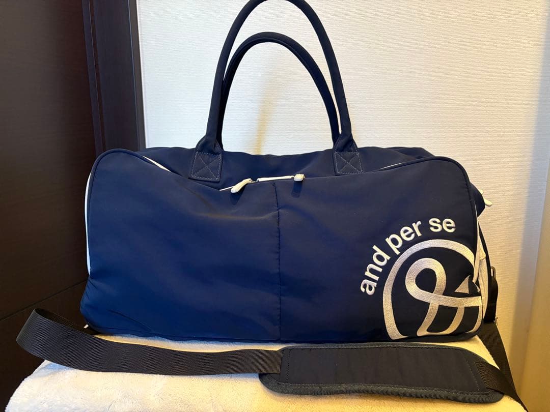 and per se ネイビー ゴルフバッグ