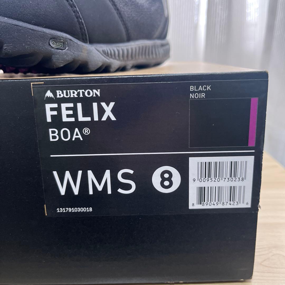 BURTON FELIX BOA WMS 8 ブラック　25㎝