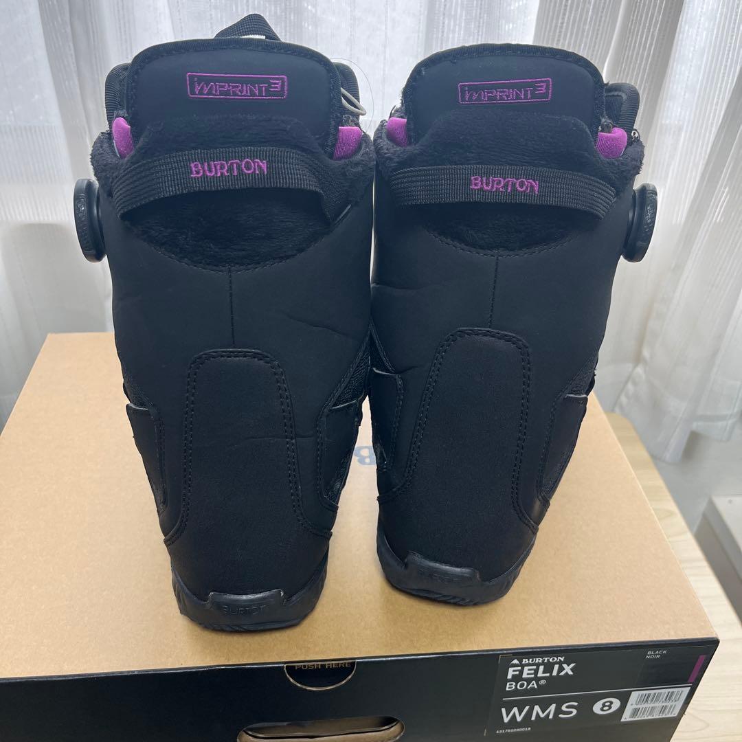 BURTON FELIX BOA WMS 8 ブラック　25㎝