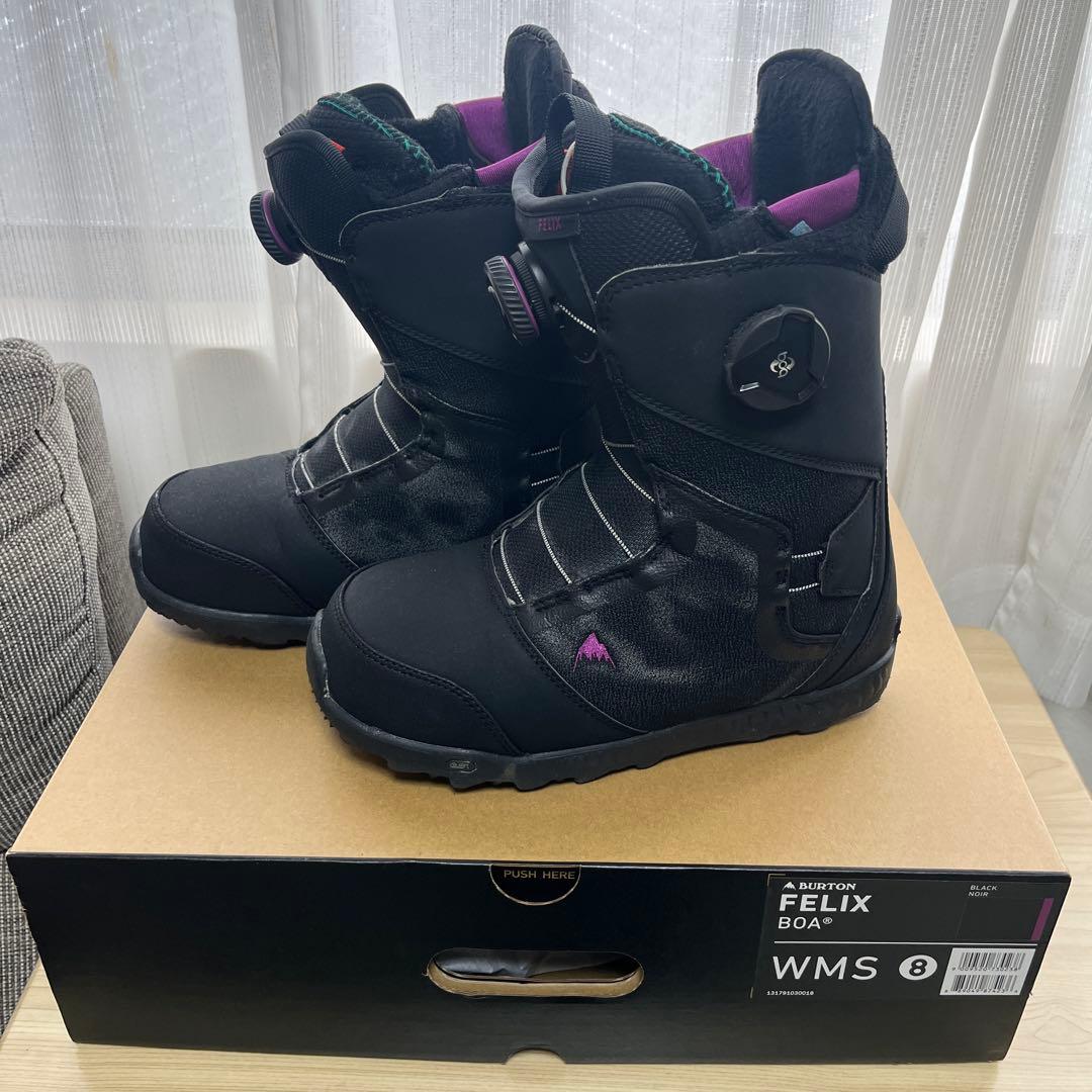 BURTON FELIX BOA WMS 8 ブラック　25㎝
