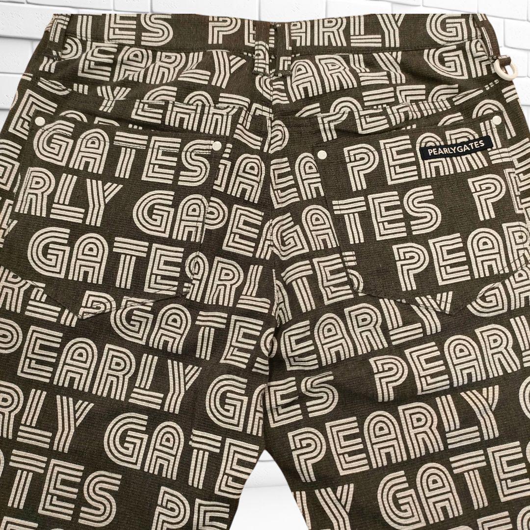 【新品 】PEARLYGATES モノグラム総柄　ゴム　ジップアップMグレー綿