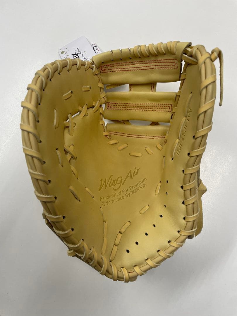 カ*オ様 新品 ザナックス 少年軟式用ファーストミット 左投用 クリームブラウン