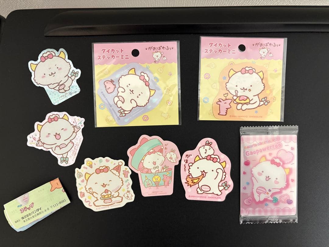 サンリオ がおぱわるぅ ぬいぐるみ マスコット シール グッズセット キャラ大