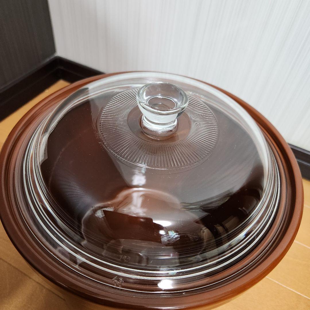 【超美品♪希少品】久松窯 ３号 切立 ガラス蓋 重し付　寸胴型 漬物容器