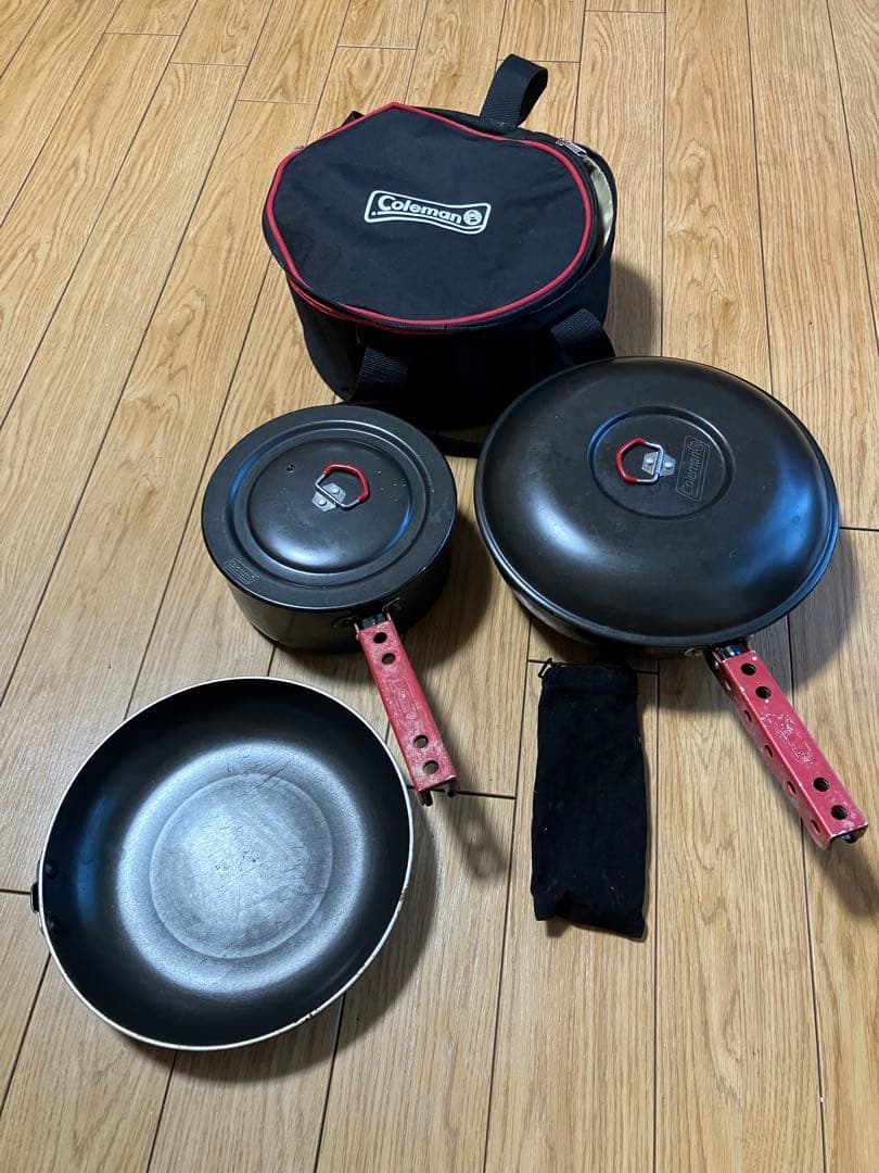 Coleman アルミクッカーセット　フライパン　鍋　コールマン