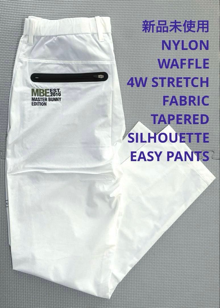 マスターバニーエディション 4WAYストレッチ ワッフルパンツ（WHT／5）