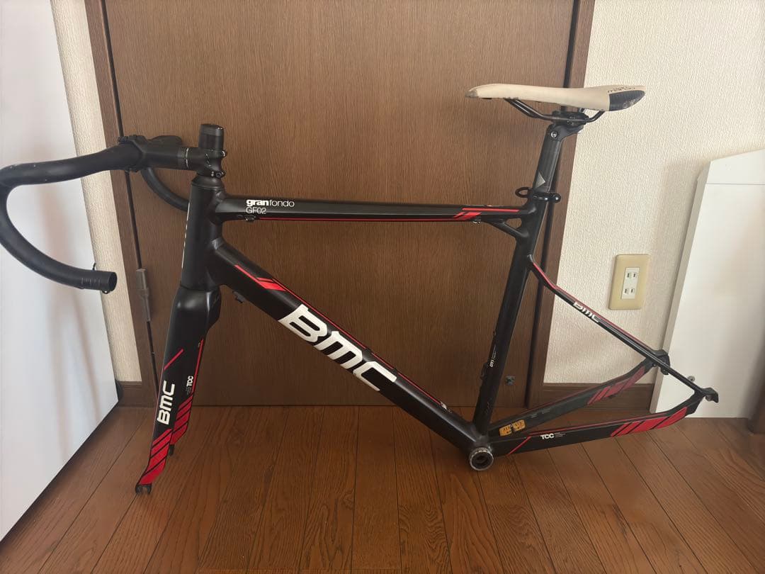 BMC GF02 ロードバイクフレーム 54cm ブラック/レッド