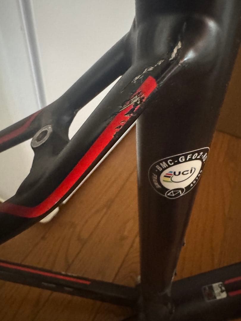 BMC GF02 ロードバイクフレーム 54cm ブラック/レッド