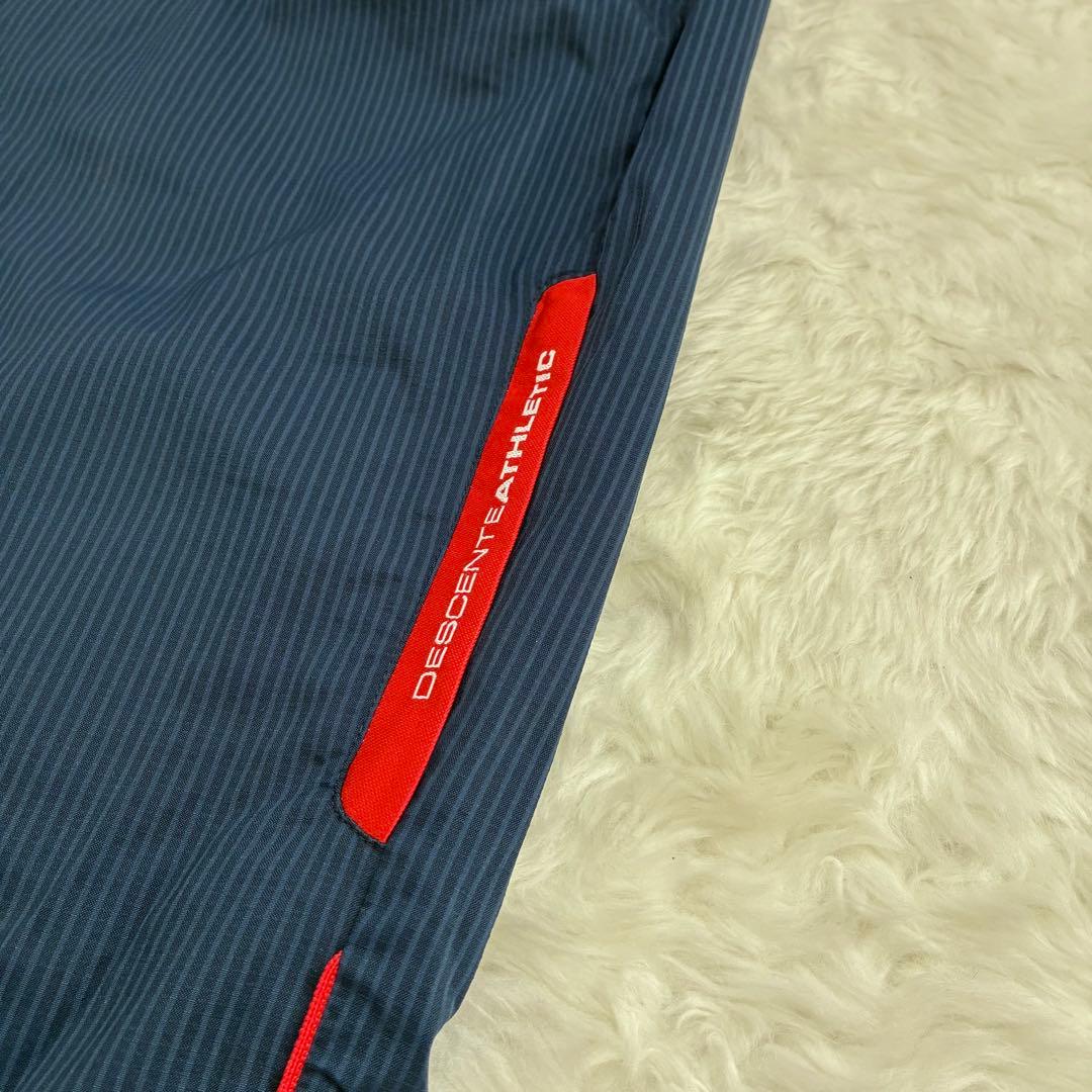 DESCENTE　デサント　ナイロン上下セット　ネイビー　Lサイズ
