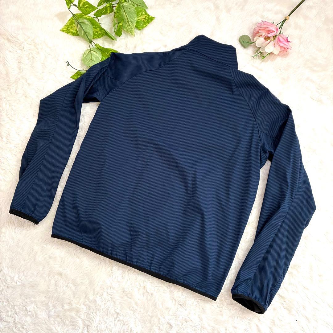 DESCENTE　デサント　ナイロン上下セット　ネイビー　Lサイズ