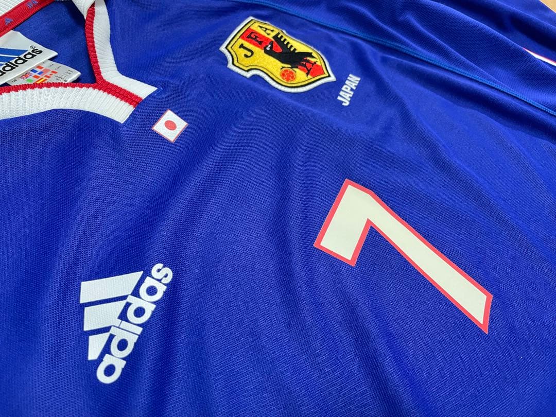 日本代表ユニフォーム 2001年コンフェデレーションズカップ 中田英寿 #7 Ｌ
