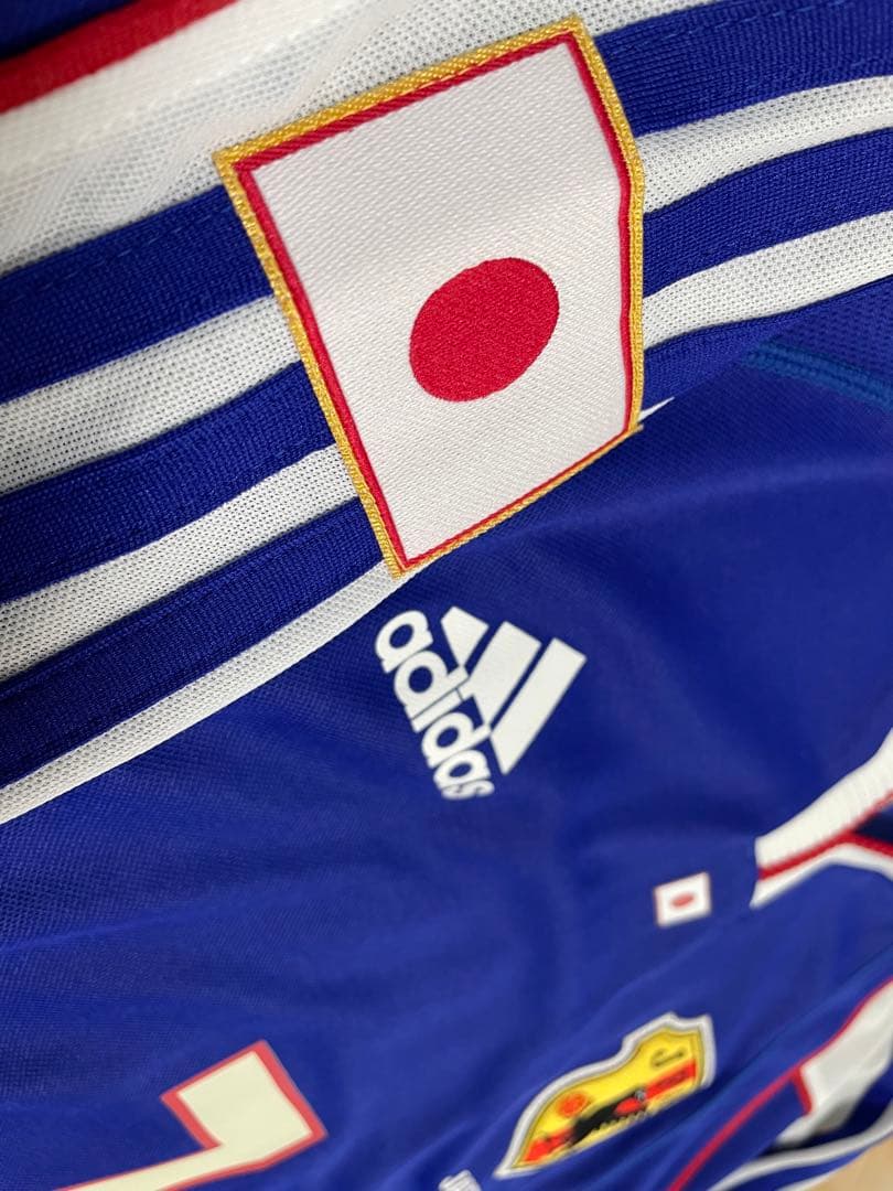 日本代表ユニフォーム 2001年コンフェデレーションズカップ 中田英寿 #7 Ｌ