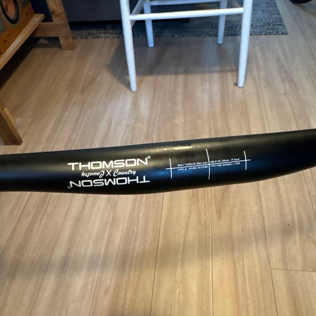 パーツ THOMSON CARBON FLAT BAR X Country 730mm