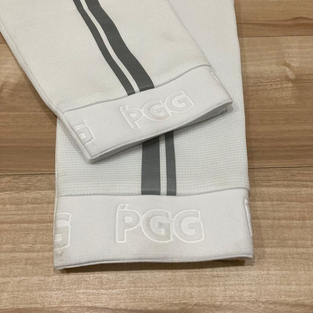 PGG パーリーゲイツ パンツ 4 ホワイト ウエストゴム ゴルフ