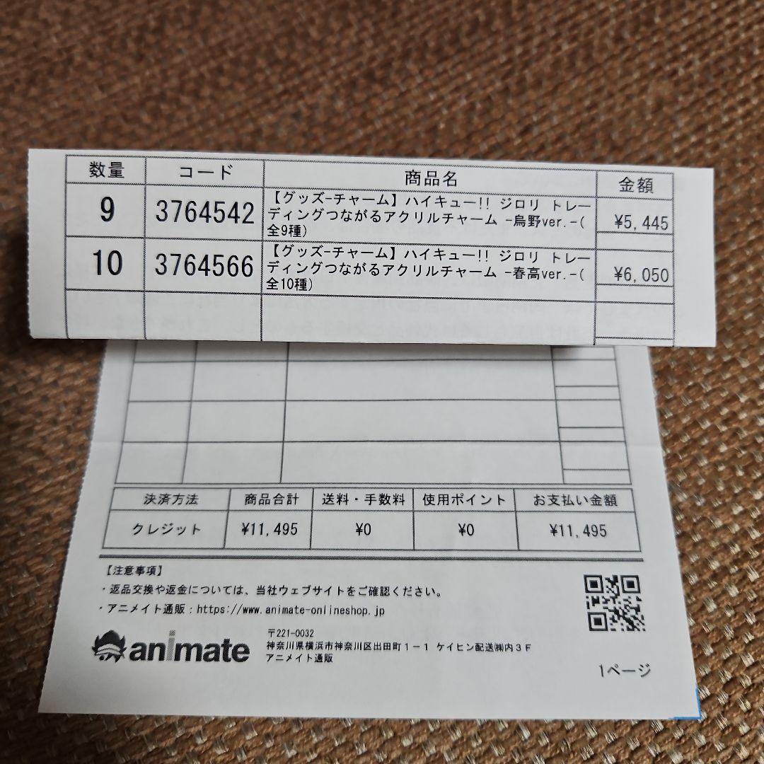 ハイキュー!! ジロリトレーディングつながるアクリルチャーム