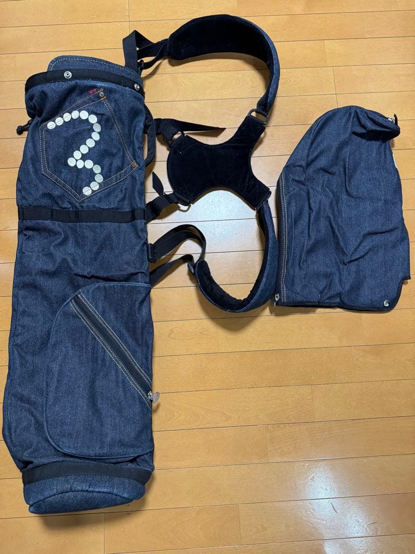 中古　EVISU デニム キャディバッグ