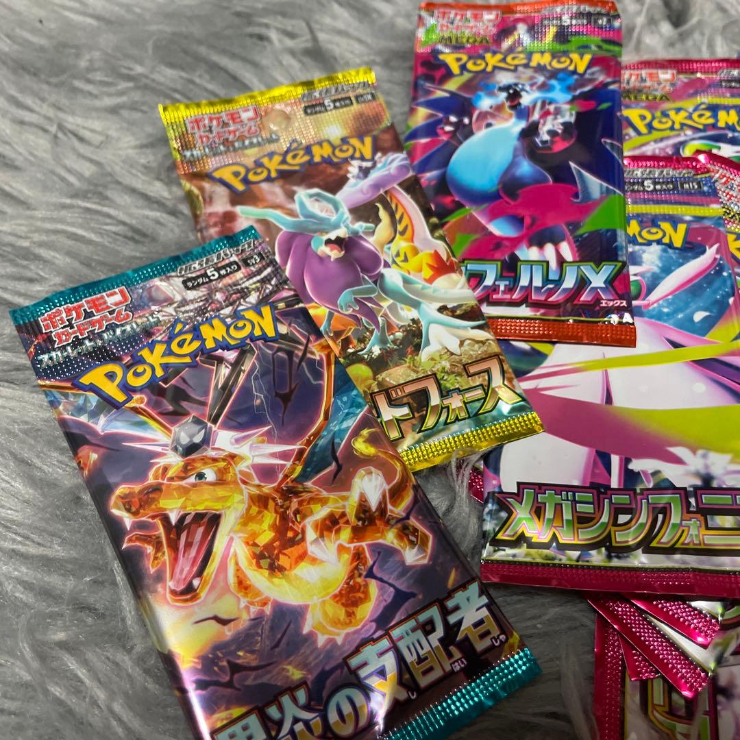 ポケモンカード ニンジャスピナーメガブレイブ　メガシンフォニア絶版パック等計30