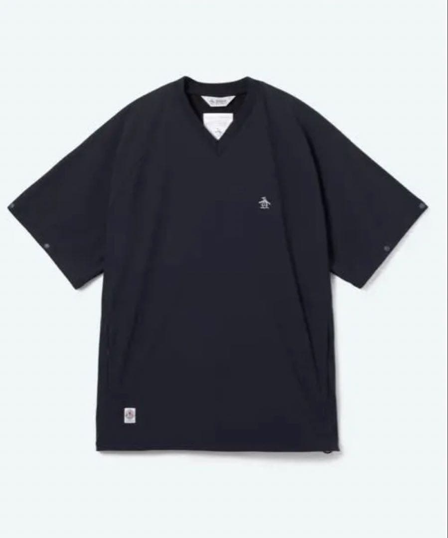 MUNSINGWEAR ネイビー Vネックシャツ