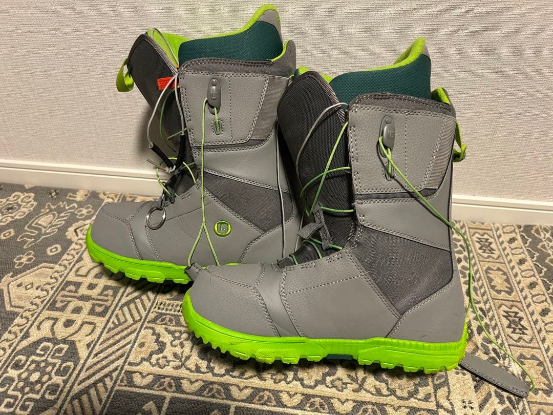 スノーボード BURTON BOOTS MOTO GRAY/GREEN(motogrey)