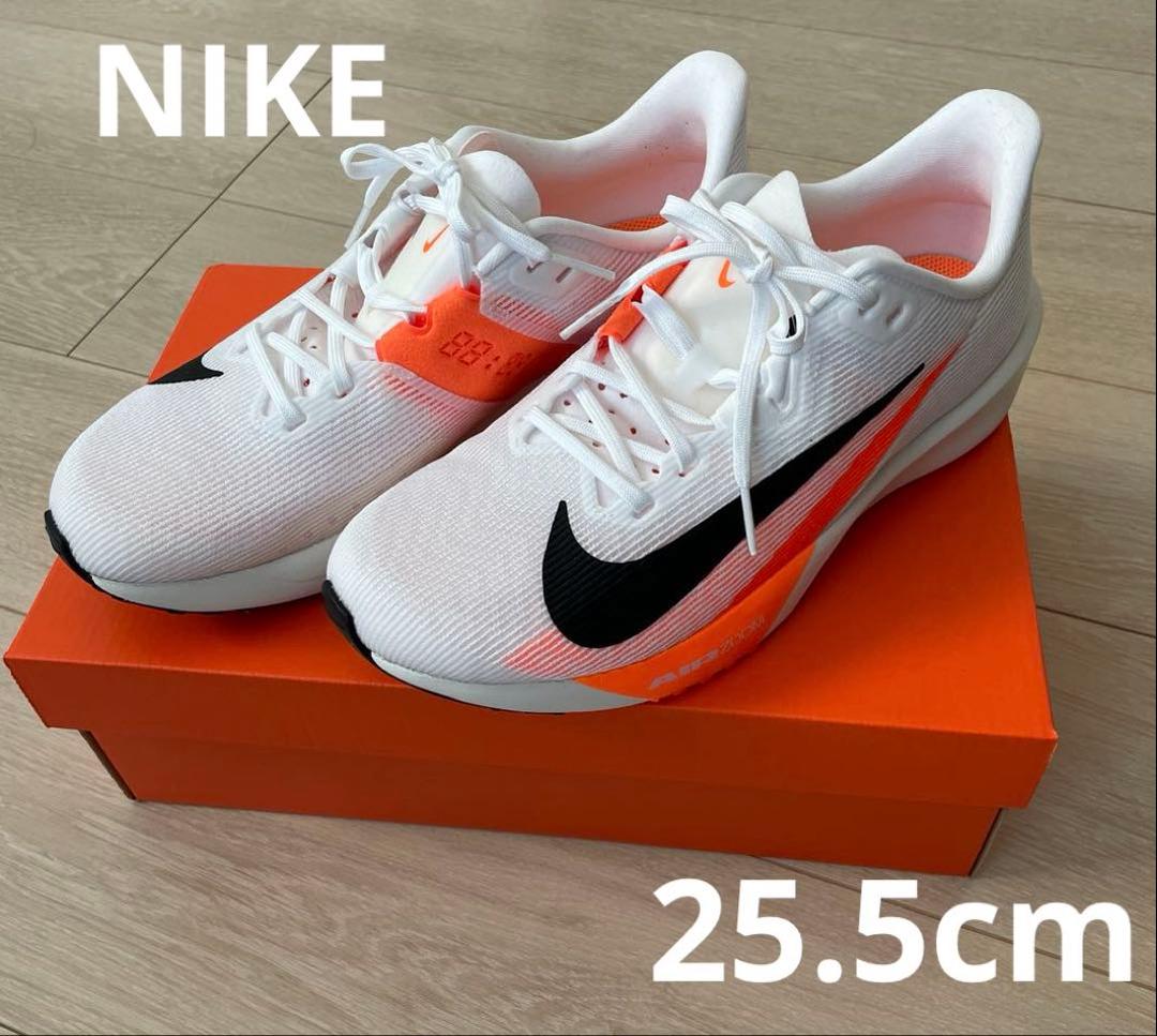 Nike Air Zoom ライバルフライ4 ホワイト/オレンジ 25.5cm