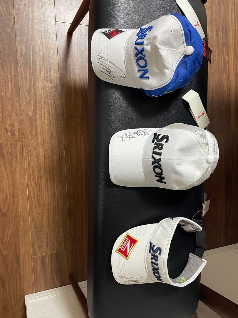 Srixon サイン入りキャップとバイザーセット3点