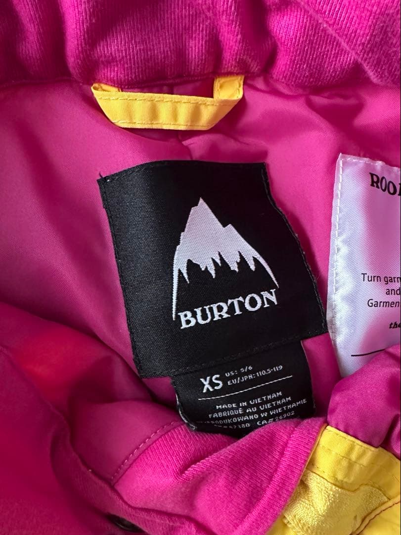 BURTON 子ども用ウェア120センチ（XS）