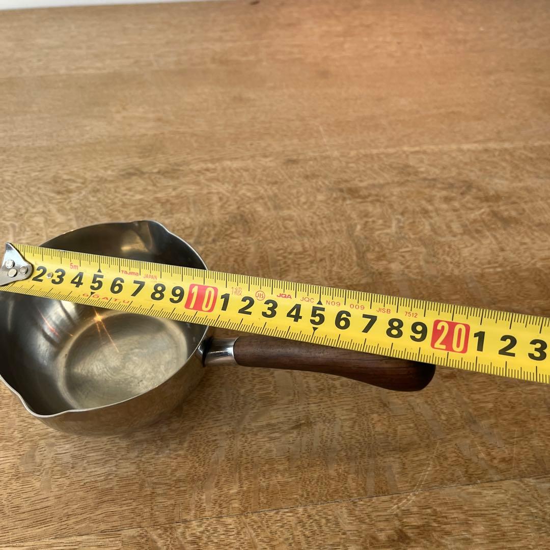 北欧ヴィンテージ　LUNDTOFTE 片手ステンレスパン　11cm