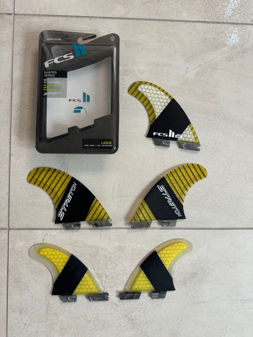 FCS2 WR Stretch 5FIN Tri&Quad﻿ SF4 5フィン