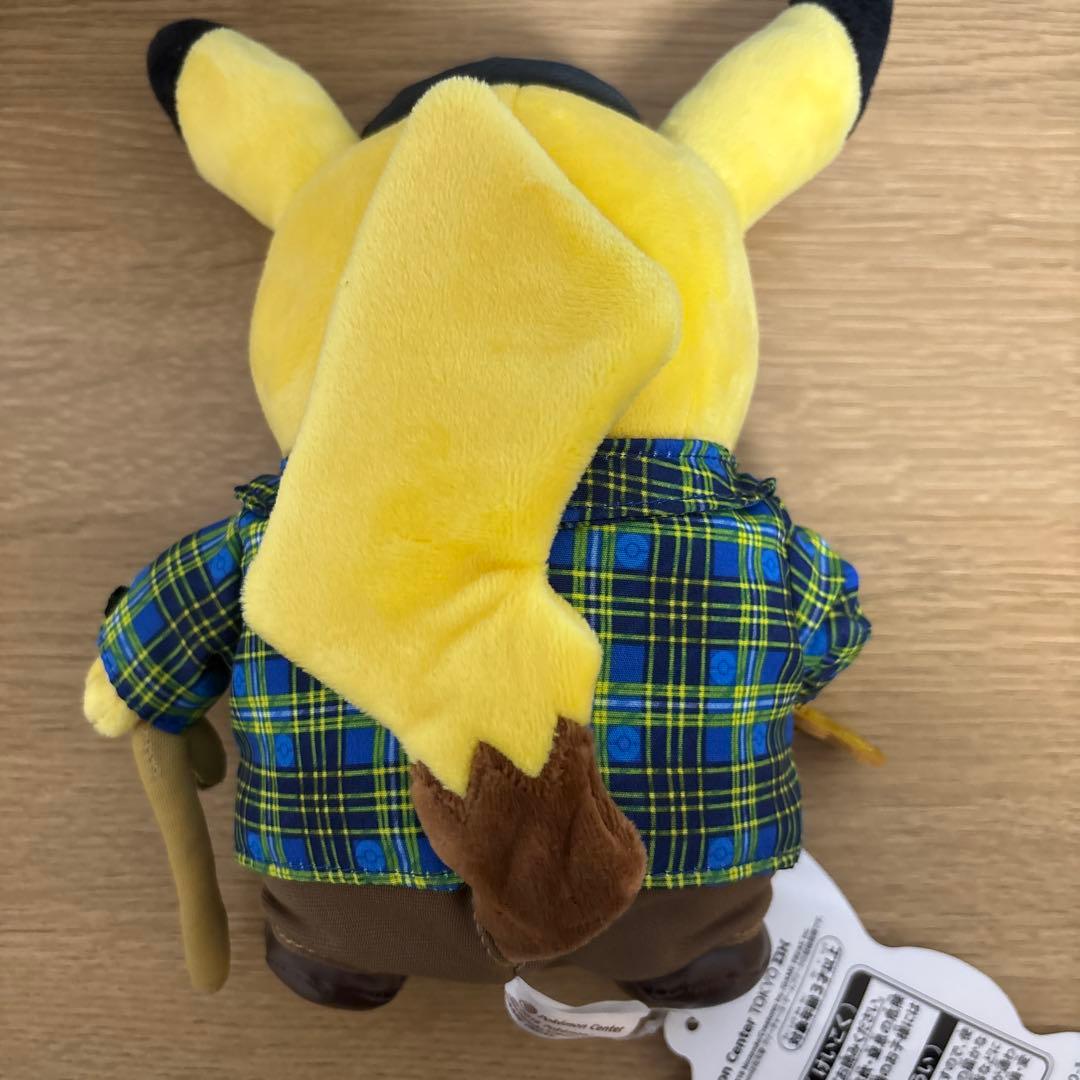 ポケモンセンターオリジナル ぬいぐるみ 紳士風のピカチュウ　トウキョーDX