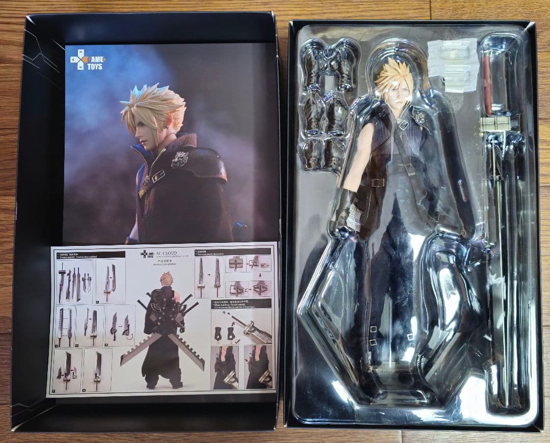 ゲームキャラクター Gametoys Cloud Strife GT-006A