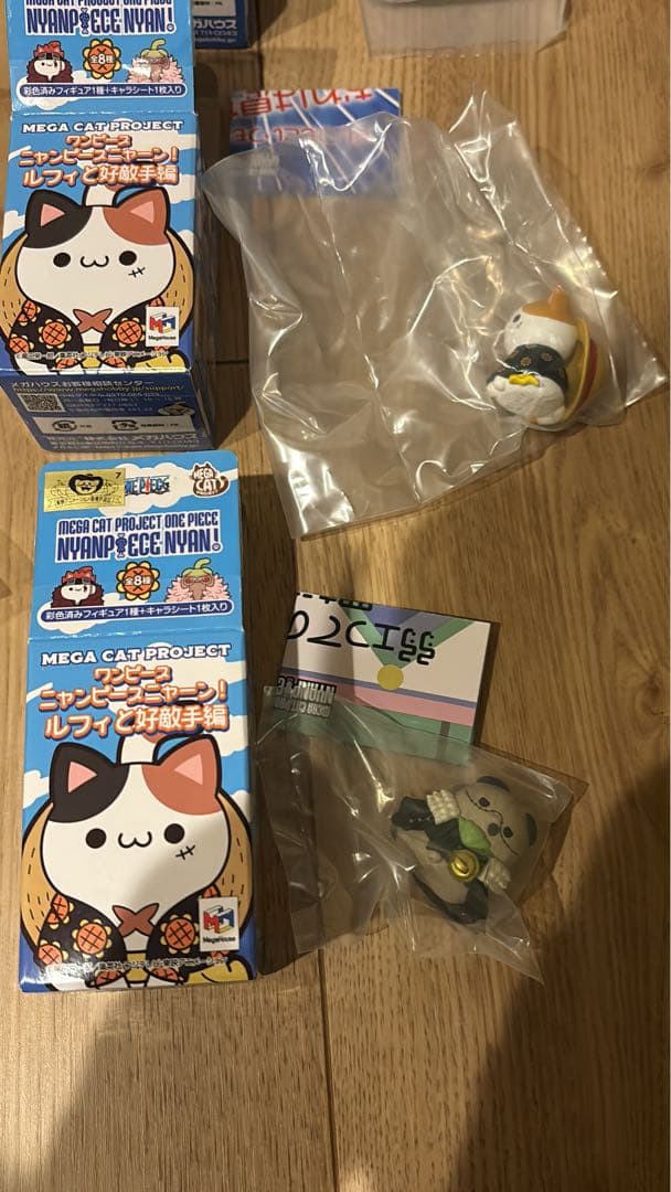 MEGA CAT ワンピース ニャンピース ルフィと好敵手 7種類セット